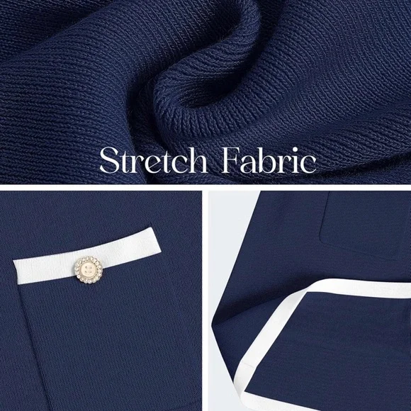 Zesica Long Sleeve Sweater Dress with Pockets - Picture 5 of 5